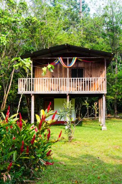 Ayaklıklarda ev (ağaç ev), Guatemala, Orta Amerika