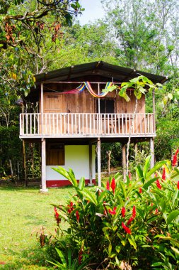 Ayaklıklarda ev (ağaç ev), Guatemala, Orta Amerika