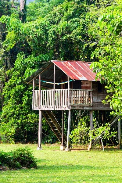 Haus Auf Stelzen Guatemala Mittelamerika — Stockfoto