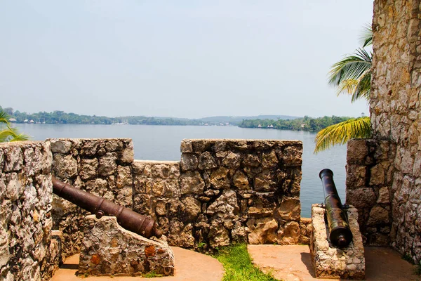 Castillo San Felipe Lara Rio Dulce Γουατεμάλα — Φωτογραφία Αρχείου