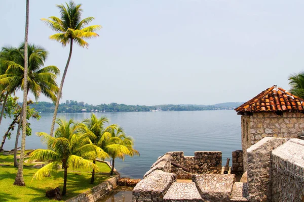 Castillo San Felipe Lara Rio Dulce Γουατεμάλα — Φωτογραφία Αρχείου