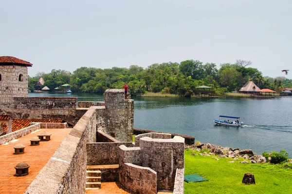 Castillo San Felipe Lara Rio Dulce Guatemala — Stock Photo, Image