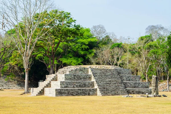 Kopparruiner Den Arkeologiska Platsen Copan Ruinas Honduras Centralamerika — Stockfoto