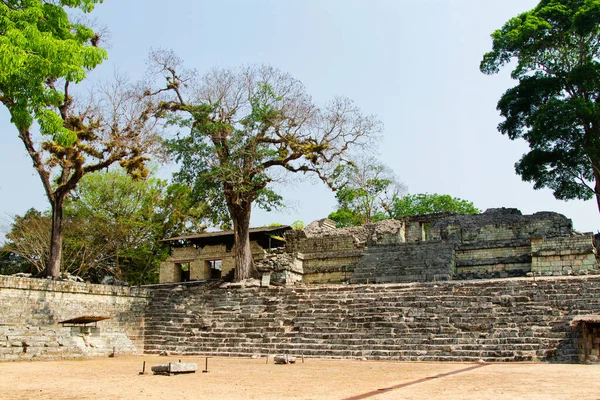 Kopparruiner Den Arkeologiska Platsen Copan Ruinas Honduras Centralamerika — Stockfoto