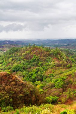 Honduras manzarasının manzarası. Orta Amerika