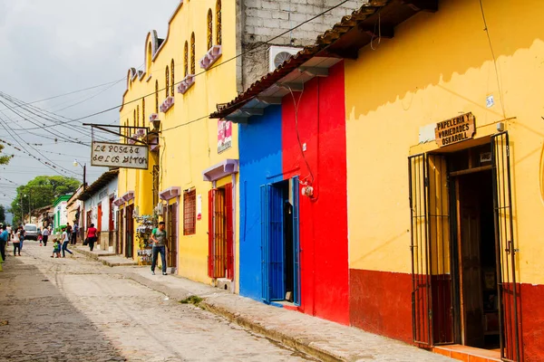 Gracias Honduras Květen Pohled Ulici Gracias Honduras Střední Amerika Gracias — Stock fotografie