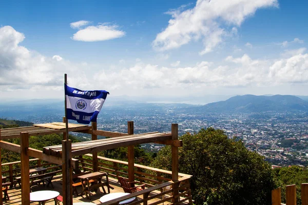 Вид Столицу Сальвадора Сан Сальвадор Центральная Америка — стоковое фото