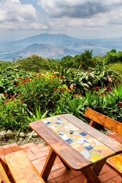 Salvador Vista Dal Giardino Del Ristorante — Foto Stock