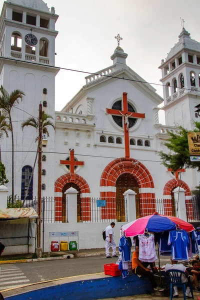 Juayua Salvador Mayıs Juayua Daki Juayua Kilisesi Mayıs 2014 Kilise — Stok fotoğraf