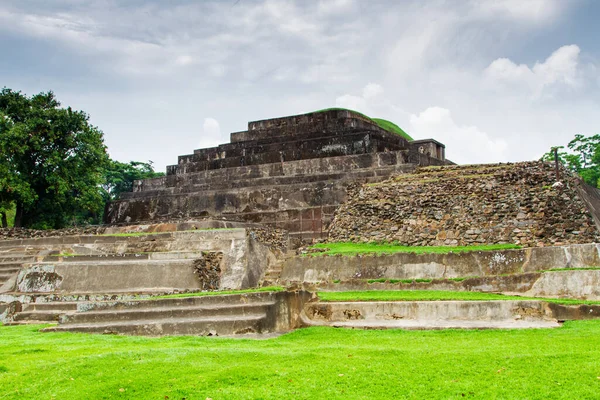Santa Ana Orta Amerika Yakınlarındaki Salvador Tazumal Maya Kalıntıları — Stok fotoğraf