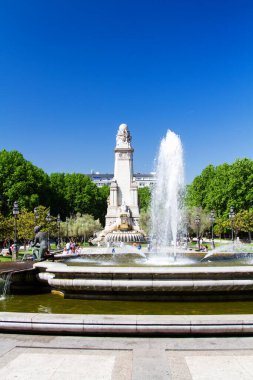 Plaza de espana, Madrid, İspanya