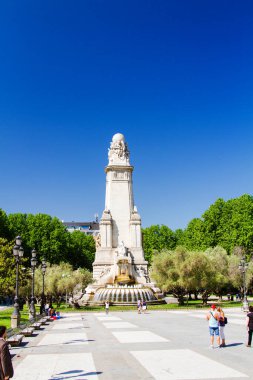 Plaza de espana, Madrid, İspanya