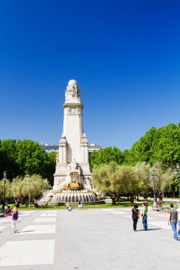 Plaza de espana, Madrid, İspanya