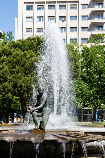 Plaza Espana Madrid Spain — Stock Photo, Image