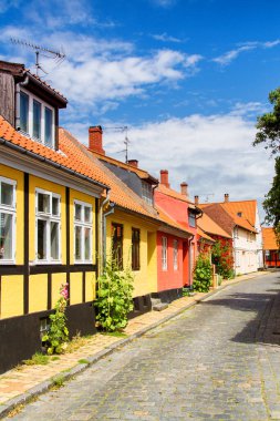 Tipik Bornholm mimarisi, Ronne, Danimarka