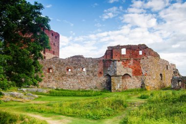 Hammershus castle, Bornholm island, Denmark clipart