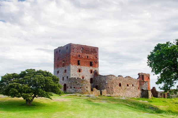 Kasteel Hammershus Eiland Bornholm Denemarken — Stockfoto