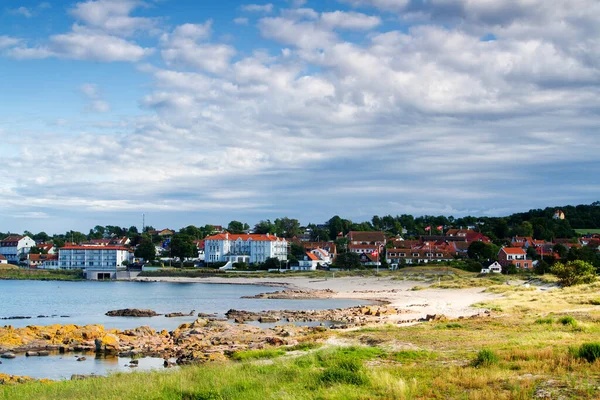 Panoramic View Allinge Town Bornholm Denmark — Stock Photo, Image