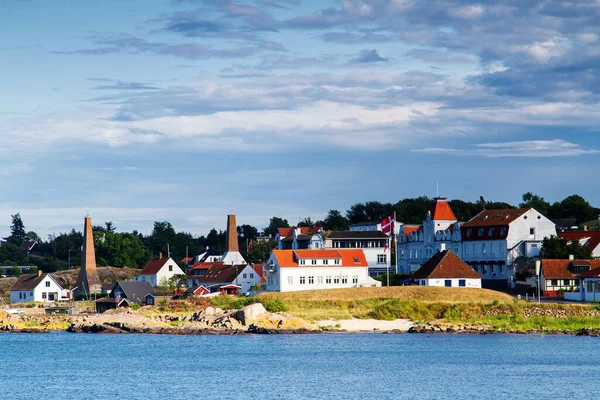 Blick Auf Die Stadt Allinge Bornholm Dänemark — Stockfoto