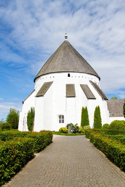 Eglise Ronde Osterlars Île Bornholm Danemark — Photo