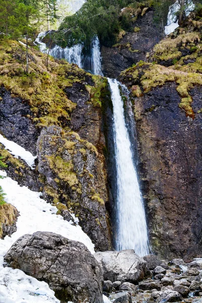 Cascada Siklawica Valle Strazyska Montañas Tatra Polonia — Foto de Stock