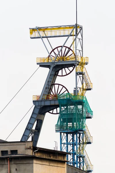Coal Mine Shaft Czechowice Dziedzice Poland Europe — Stock Photo, Image