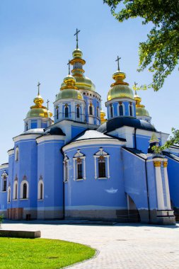 Ukrayna Kiev 'deki St. Michael' s Altın Kubbe Manastırı