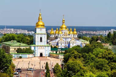 Ukrayna Kiev 'deki St. Michael' s Altın Kubbe Manastırı