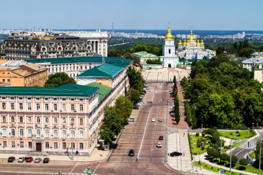 Ukrayna Kiev 'deki St. Michael' s Altın Kubbe Manastırı