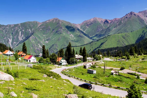 Natur Großen Almaty See Tien Shan Gebirge Almaty Kasachstan Zentralasien — Stockfoto