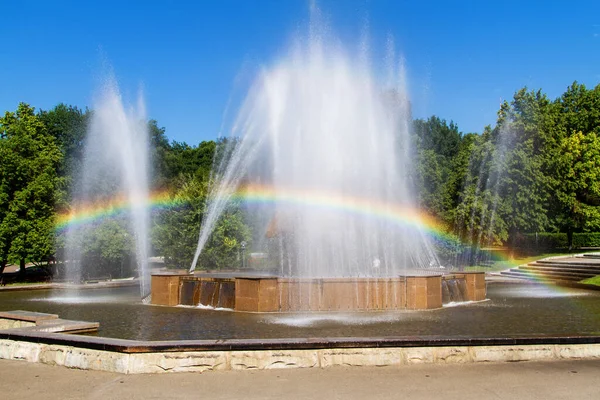 Big Fountain City Park Almaty Kazakhstan — Stock Photo, Image