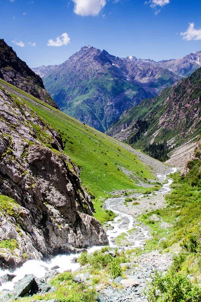 Płaskowyż Alatau Górach Tian Shan Karakol Kirgistan Azja Środkowa — Zdjęcie stockowe