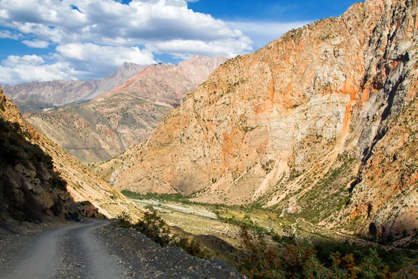 Paisaje Montañoso Montañoso Las Montañas Fan Pamir Tayikistán Asia Central — Foto de Stock