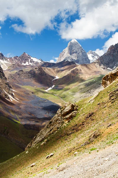 Paisaje Montaña Las Montañas Del Ventilador Verano Tayikistán Asia Central — Foto de Stock