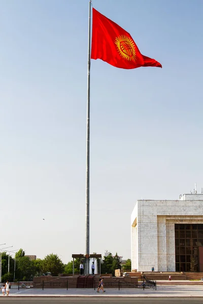 Bishkek Kyrgyzstan Června 2015 Náměstí Ala Too Biškek Dříve Frunze — Stock fotografie