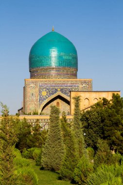 Tilya-Kori Madrasah - Registan - Semerkant - Özbekistan, Orta Asya. Semerkand antik İpek Yolu üzerindeki şehirlerden biridir..