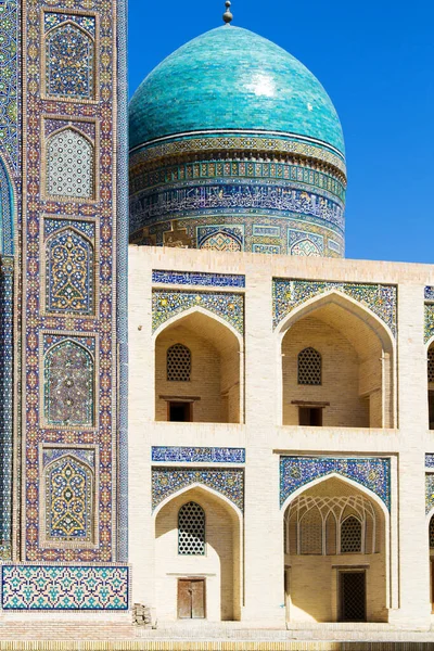 Mir Arab Madrassah Parte Del Complesso Architettonico Kalan Notevole Punto — Foto Stock