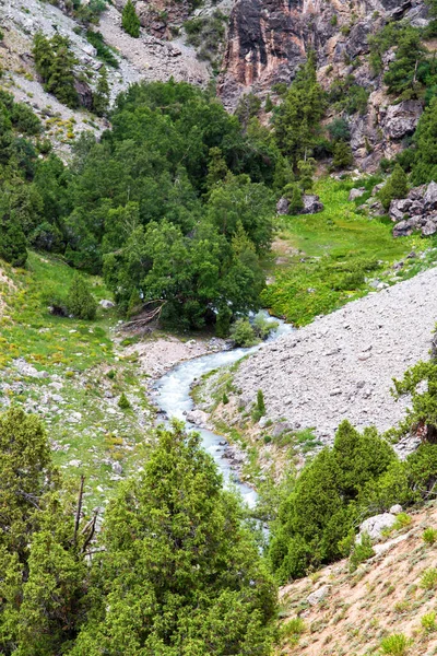 Horská Krajina Fanouškovských Hor Létě Tádžikistán Střední Asie — Stock fotografie