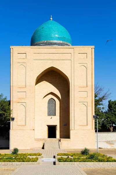 Kok Gumbaz Mosque Dorut Tilovat Dorut Tilavat Complex Shahrisabz Uzbekistan — Stock Photo, Image