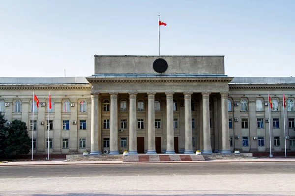 Vladimir Lenin Emlékmű Bishkek Kirgizisztán — Stock Fotó