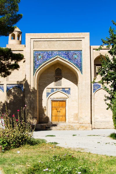 Pátio Madraça Árabe Bukhara Uzbequistão Ásia Central — Fotografia de Stock