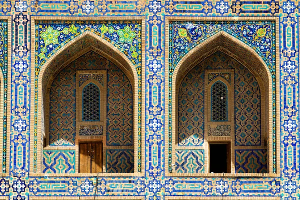 Tilya Kori Madrasah Registan Samarkand Uzbekistan Asia Central Samarcanda Una — Foto de Stock