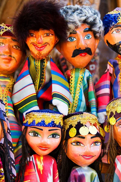 Traditionelle Orientalische Puppe Buchara Basar Usbekistan — Stockfoto