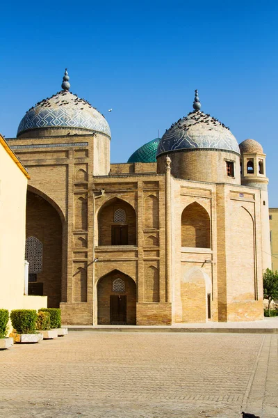 Praça Frente Grande Mesquita Central Masjidi Jami Khujand Tajiquistão Agosto — Fotografia de Stock