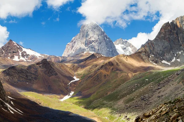 Paisaje Montaña Las Montañas Del Ventilador Verano Tayikistán Asia Central — Foto de Stock