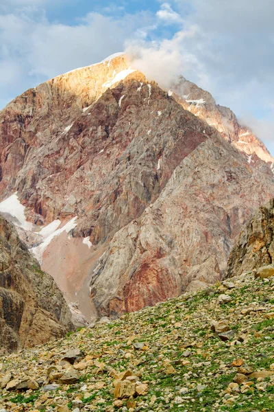 Paisaje Montaña Las Montañas Del Ventilador Verano Tayikistán Asia Central — Foto de Stock