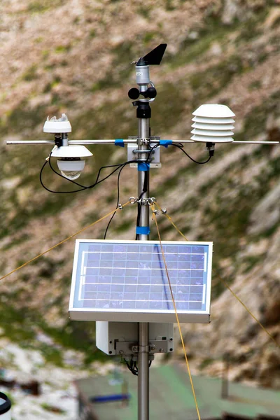 Weather Station High Altitude Ala Archa National Park Tian Shan — Stock Photo, Image