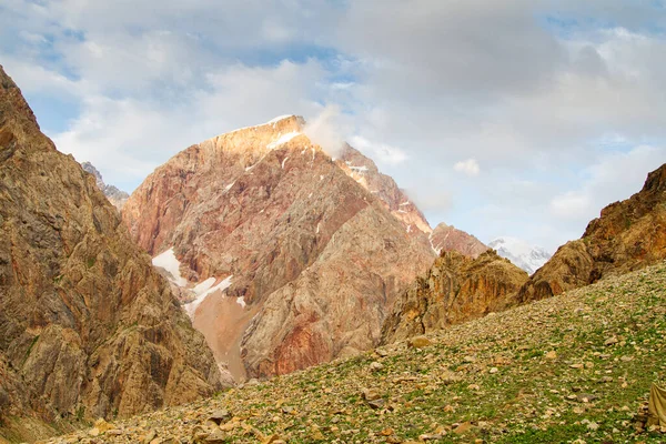 Paisaje Montaña Las Montañas Del Ventilador Verano Tayikistán Asia Central — Foto de Stock