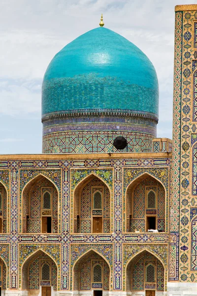 Tilya Kori Madrasah Registan Samarkand Zentralasien Samarkand Ist Eine Der — Stockfoto