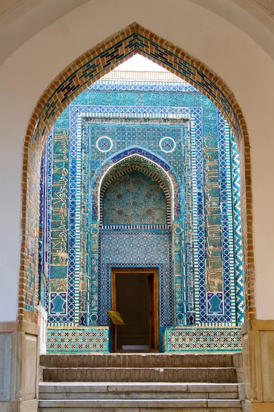 Shah Zinda Minnesmärke Komplex Necropolis Samarkand Uzbekistan Centralasien Unescos Världsarvslista — Stockfoto